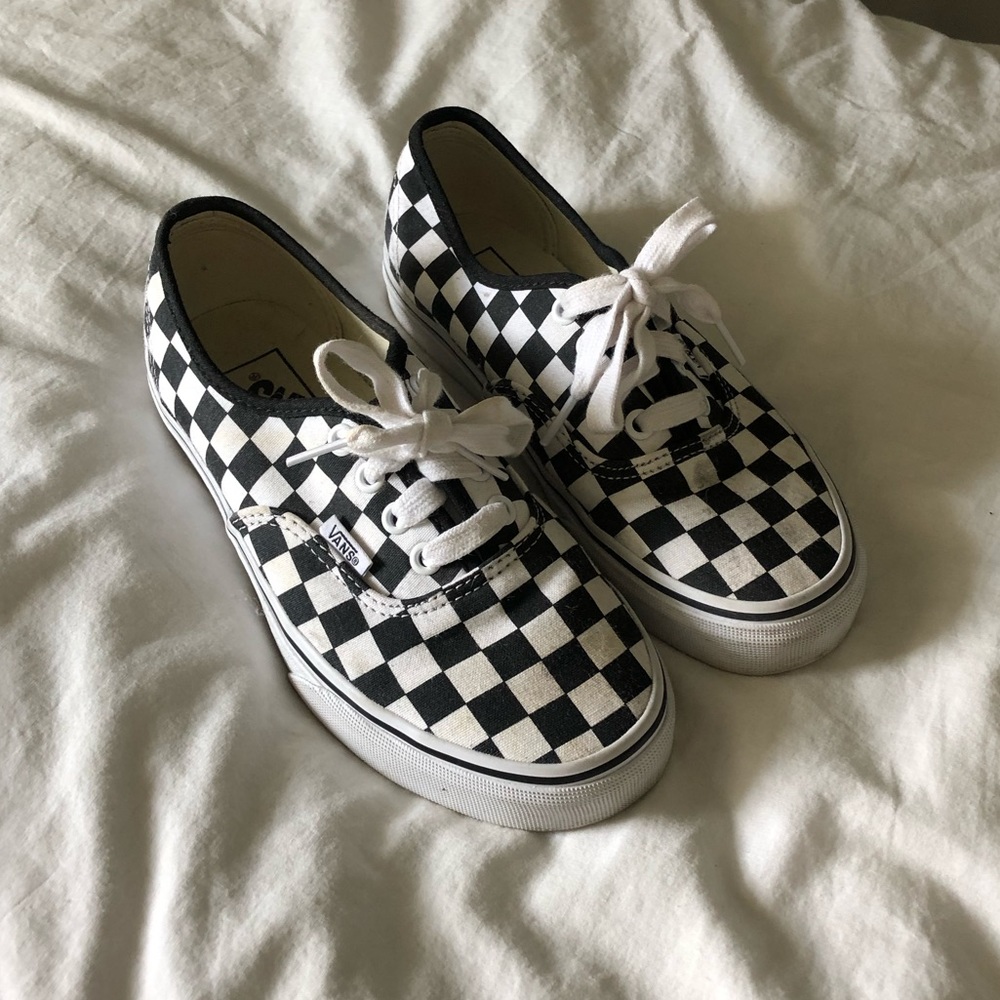 Checkered Vans